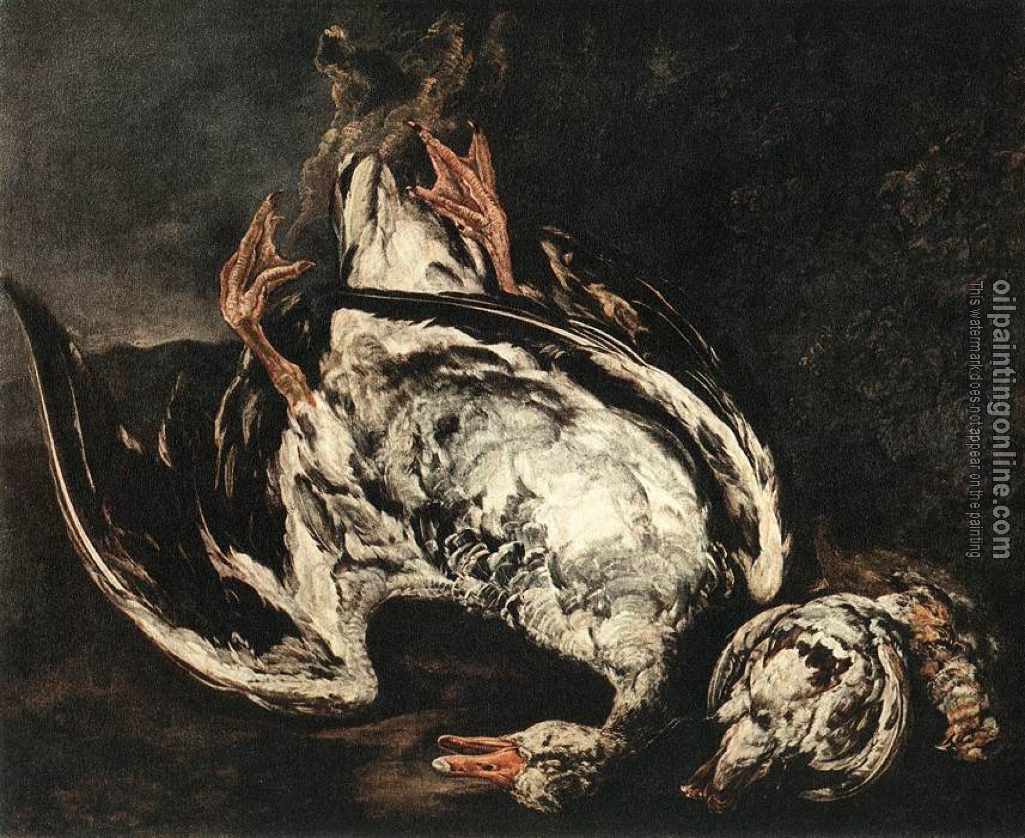 Boel, Pieter - Still-Life with Dead Wild-Duck